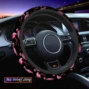 Car, Steering Wheel Cover, Flamingo Print, NEW, Protect your Steering Wh…